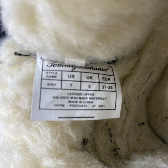 TOMMY BAHAMA AFET Size 7 Black Suede Women’s Ankle‎ Winter Cozy Boots Used - Picture 7 of 16